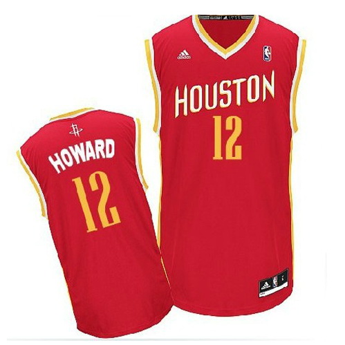 Camiseta retro Howard #12 Houston Rockets Rojo - Haga un click en la imagen para cerrar